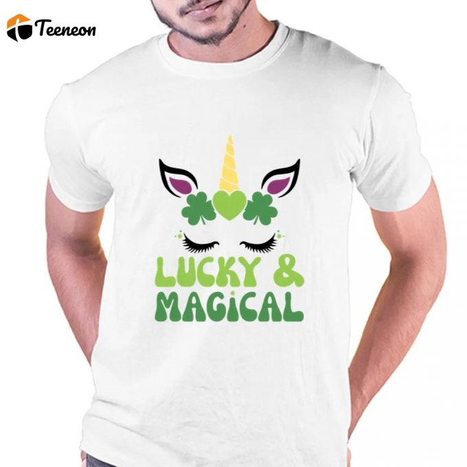 Lucky &Amp;Amp; Magical St Patrick S Day Unicorn T-Shirt: Spread The Charm With This Enchanting Tee! 1