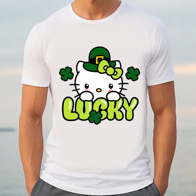 Get Lucky With Hello Kitty St Patrick S Day T-Shirt - Limited Edition! 2