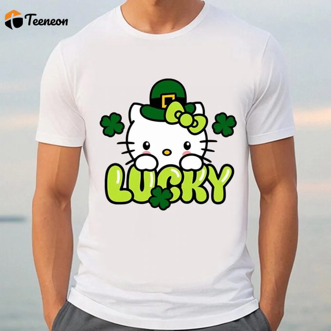 Get Lucky With Hello Kitty St Patrick S Day T-Shirt - Limited Edition! 1