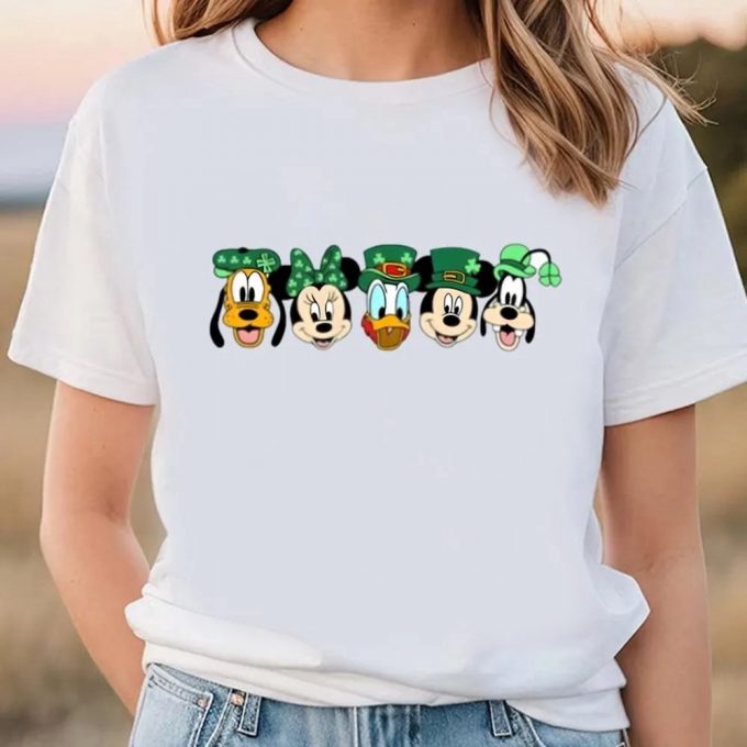 Lucky Mickey &Amp; Friends St Patrick S Day T-Shirt: Fun &Amp; Festive Disney Apparel 2