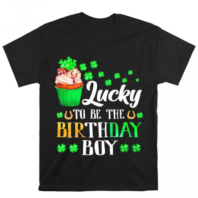 Lucky Birthday Boy: St Patrick S Day Shamrock T-Shirt 2