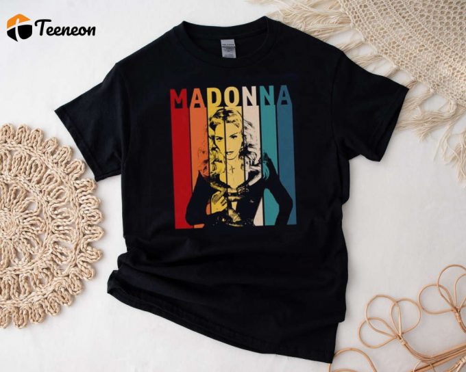 Madonna Retro Vintage T-Shirt, Madonna Shirt, 2024 Madonna The Celebration Tour T-Shirt, Madonna Tour 2024 Shirt, Madonna Concert Shirt 1