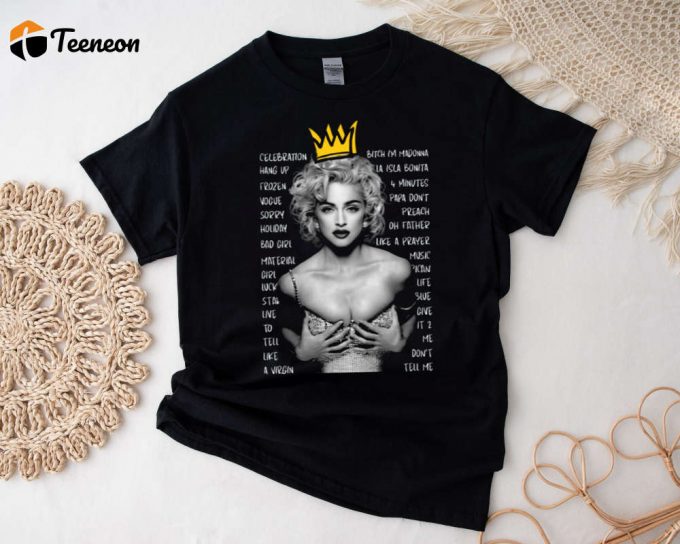 Madonna Shirt, Madonna The Celebration Tour 2024 T-Shirt, Madonna Merch, Madonna Concert Shirt, Madonna Graphic Tee, Madonna Retro Shirt 1