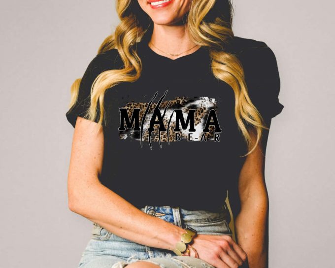 Mama Bear Leopard Shirts, Mama Retro T-Shirt, Mommy Bear Leopard Shirt, Retro Mama Shirt, Mothers Day Gift, Mothers Day Shirt, Mama Shirt