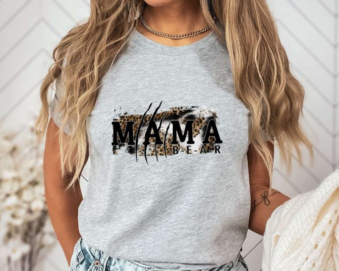 Mama Bear Leopard Shirts, Mama Retro T-Shirt, Mommy Bear Leopard Shirt, Retro Mama Shirt, Mothers Day Gift, Mothers Day Shirt, Mama Shirt 4