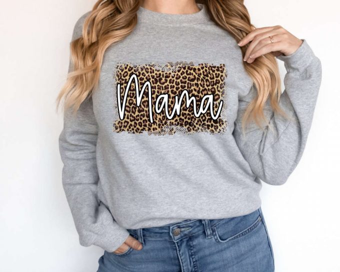 Mama Leopard Sweatshirts - Retro Mama Sweater For Mother S Day Gift 3