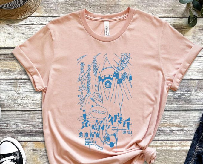 Manga Shirt, Anime Shirt, Otaku Shirt, Weeb Shirt, Asian Culture, Japanese Culture, Japanese Letters Shirt, Anime Girl Shirt, Unisex Shirt 2