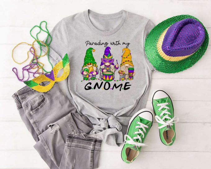 Mardi Gras Gnome Party Shirt: Family Carnival Shirt Fat Tuesday Gift