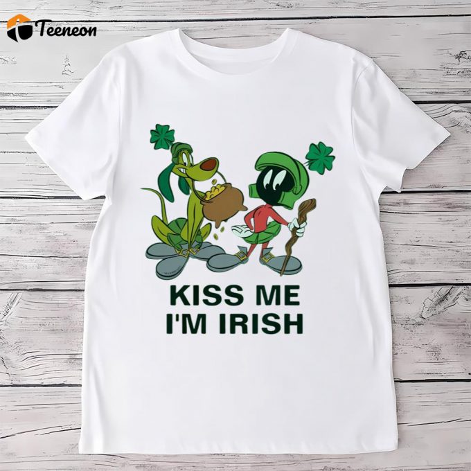 Celebrate St Patrick S Day With Marvin The Martian T-Shirt 1