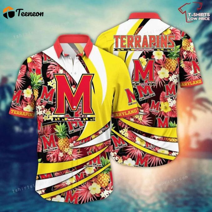 Maryland Terrapins Hawaii Shirt, Best Gift For Men And Women 1