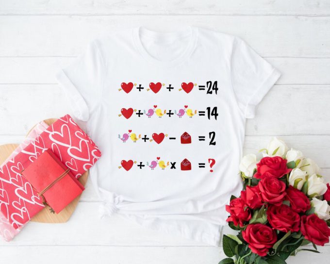 Math Teacher Valentines Shirt: Funny Gifts For Teachers Valentines Day Tee Teacher Appreciation Gift 2
