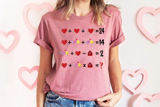Math Teacher Valentines Shirt: Funny Gifts For Teachers Valentines Day Tee Teacher Appreciation Gift 3