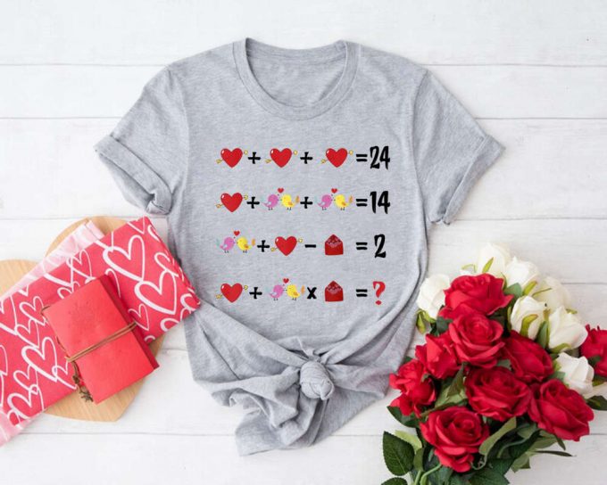 Math Teacher Valentines Shirt: Funny Gifts For Teachers Valentines Day Tee Teacher Appreciation Gift 5