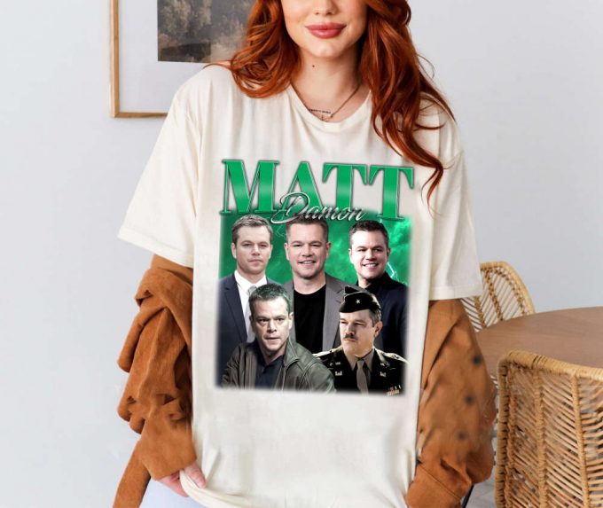 Matt Damon Vintage Shirt, Matt Damon Shirt, Retro Shirt, Vintage 90S Unisex T-Shirt, Movie Shirt, Classic Movie Shirt 2