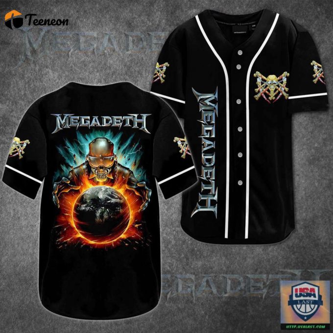 Megadeth Baseball Jersey Gift For Men And Women 1