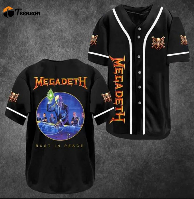 Megadeth  Baseball Jersey Gift For Men And Women