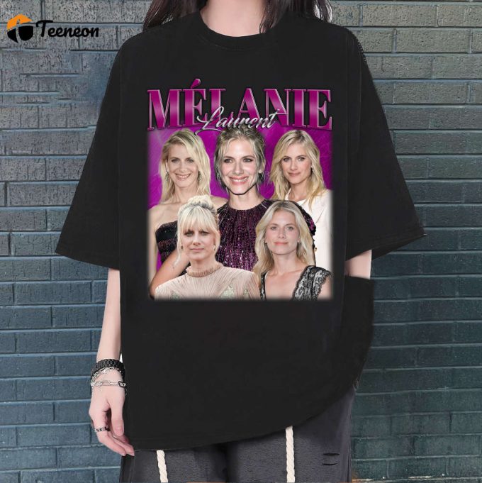 Mélanie Laurent Vintage Shirt, Mélanie Laurent Shirt, Retro Shirt, Vintage 90S Unisex T-Shirt, Movie Shirt, Classic Movie Shirt 1