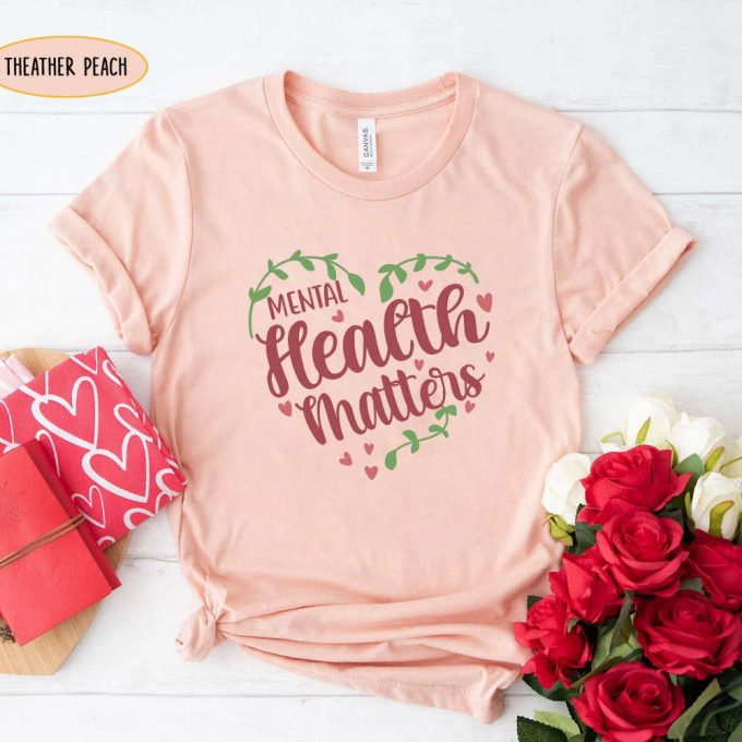 Empowering Women: Mental Health Matters Shirt Anxiety Awareness Inspirational Tees 3