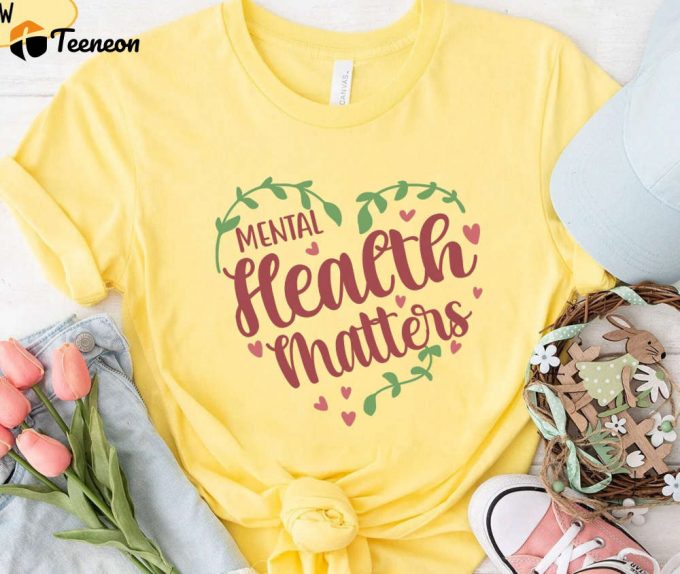 Empowering Women: Mental Health Matters Shirt Anxiety Awareness Inspirational Tees 1