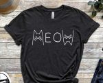 Meow Shirt, Kitty Shirt, Cute Cat Shirt, Upside down Shirt, Graphics Tee, Cat Design, kitty Shirt, Cool Cat Shirt, Gift For Cat Lover