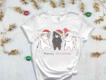 Meowy Christmas Shirt, Christmas Cats Shirt, Merry Christmas Tshirt, Meowy Tees, Funny Christmas Outfits, Christmas Gift Ideas For Cat Lover