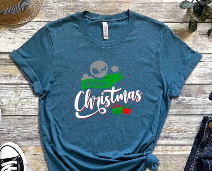 Merry Christmas Santa T-Shirt, Christmas Gift, Merry Xmas T-Shirt, Santa'S Sleigh, Funny Christmas Shirt, Xmas Tees, Christmas Cousin Crew 2