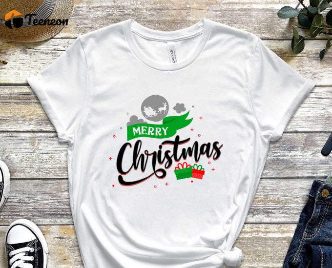 Merry Christmas Santa T-Shirt, Christmas Gift, Merry Xmas T-Shirt, Santa'S Sleigh, Funny Christmas Shirt, Xmas Tees, Christmas Cousin Crew 1