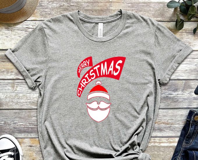 Merry Christmas Santa T-Shirt, Sarcastic Santa Shirt, Funny Xmas Tee, Christmas Gift, Sassy Christmas Shirt, Christmas Apparel, Holiday Crew 6