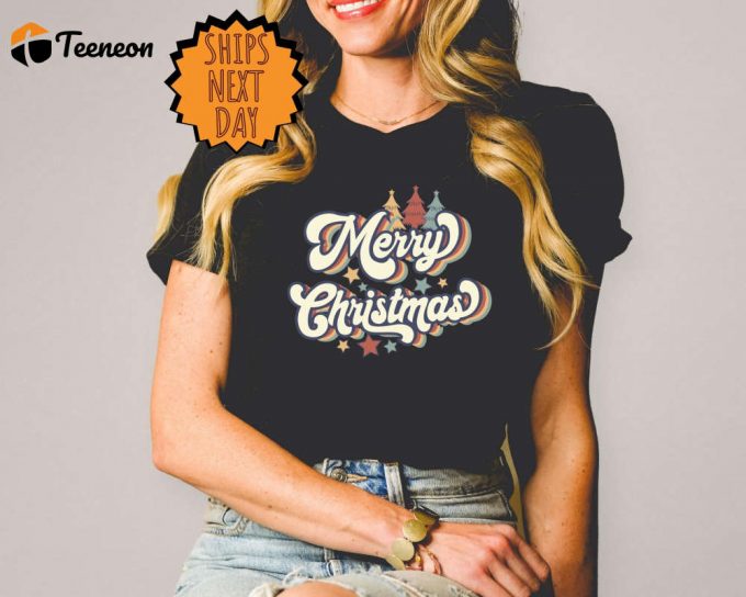 Merry Christmas Shirt: Vintage Family 70S Style – Perfect Christmas Gift 1