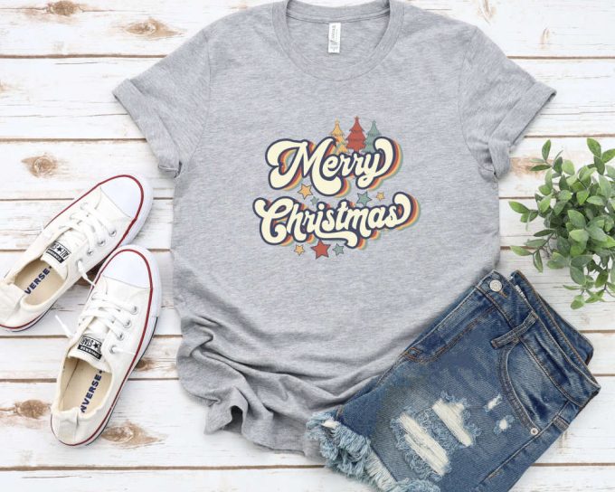 Merry Christmas Shirt,Vintage Merry Christmas Shirt,Christmas T-Shirt, Christmas Family Shirt,Christmas Gift,70S Style Merry Christmas Shirt