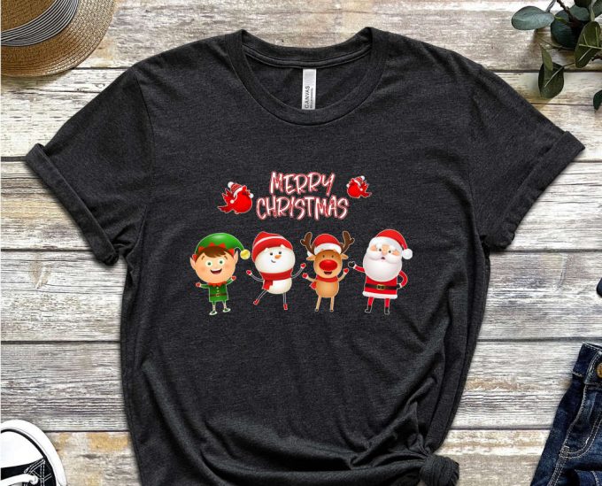 Merry Christmas Squad T-Shirt, Christmas Gift, Merry Xmas T-Shirt, Xmas Apparel, Funny Christmas Shirt, Xmas Apparel, Christmas Cousin Crew 2