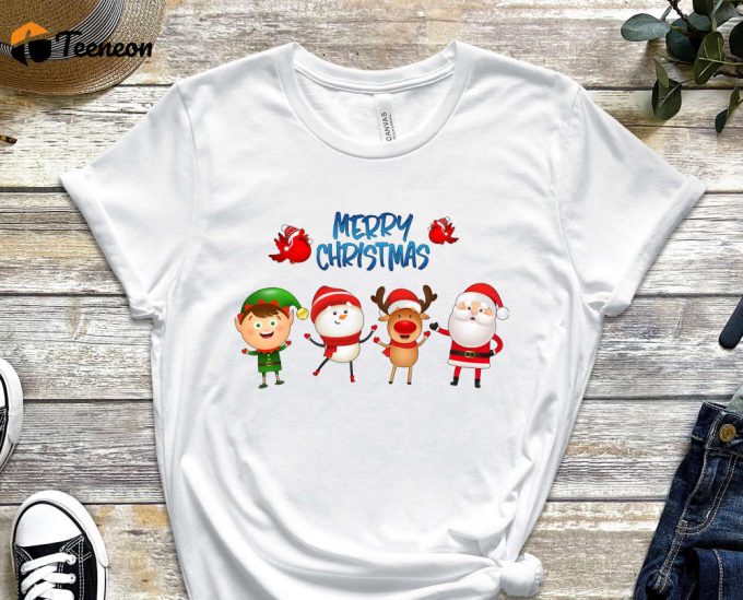 Merry Christmas Squad T-Shirt, Christmas Gift, Merry Xmas T-Shirt, Xmas Apparel, Funny Christmas Shirt, Xmas Apparel, Christmas Cousin Crew 1