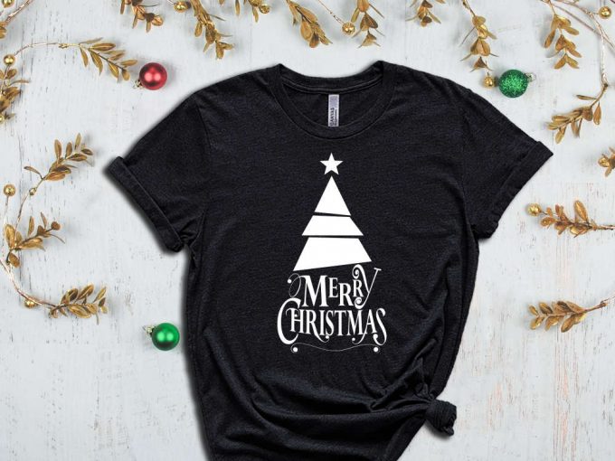 Merry Christmas T-Shirt, Christmas Tree Tshirt, Merry Xmas Apparel, Family Matching Christmas Tees, Cousin Group Shirt, Christmas Gift Ideas 2