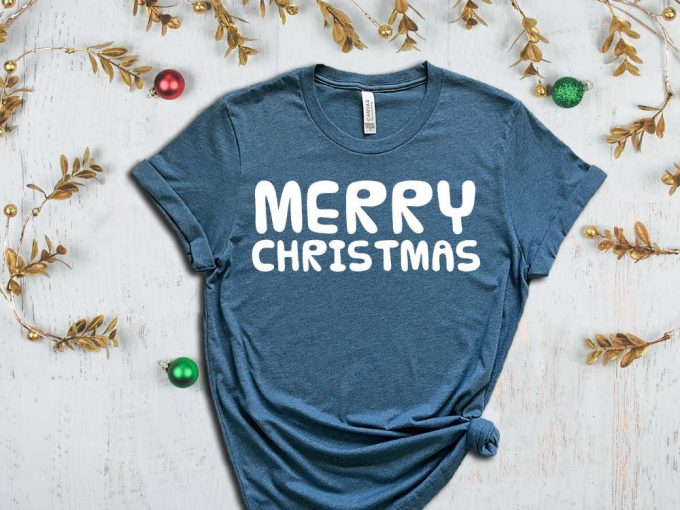 Merry Christmas T-Shirt, Holiday Shirts, Funny Christmas Tees, Christmas Shirts, Noel Gift, Xmas Party Outfits, Christmas Crew, Xmas Apparel 4