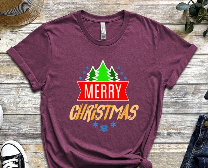 Merry Christmas T-Shirt, Merry Xmas Shirt, Christmas Shirt For Boys, Xmas Gift, Christmas Apparel, Winter Holiday Apparel, Christmas Vibes 5