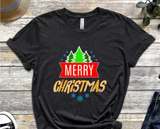 Merry Christmas T-Shirt, Merry Xmas Shirt, Christmas Shirt For Boys, Xmas Gift, Christmas Apparel, Winter Holiday Apparel, Christmas Vibes 6