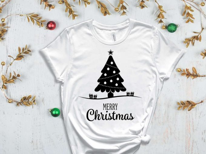 Merry Christmas Tree T-Shirt, Happy New Year, Merry Christmas Shirt, Xmas Apparel, Funny Christmas Tees, Christmas Clothing, Xmas Apparel 2