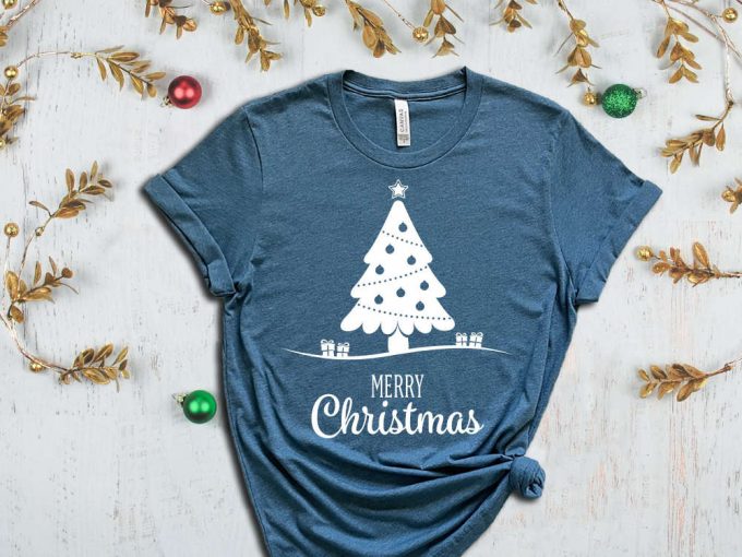 Merry Christmas Tree T-Shirt, Happy New Year, Merry Christmas Shirt, Xmas Apparel, Funny Christmas Tees, Christmas Clothing, Xmas Apparel 4