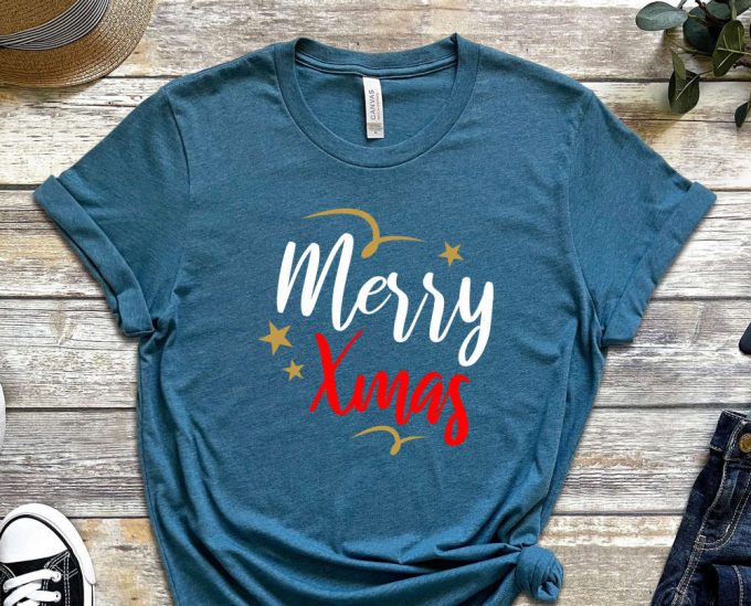 Merry Xmas T-Shirt, Merry Christmas Shirt, Cute Christmas Shirt, Xmas Gift, Christmas Apparel, Holiday Tshirt, Xmas Apparel, Christmas Vibes 2