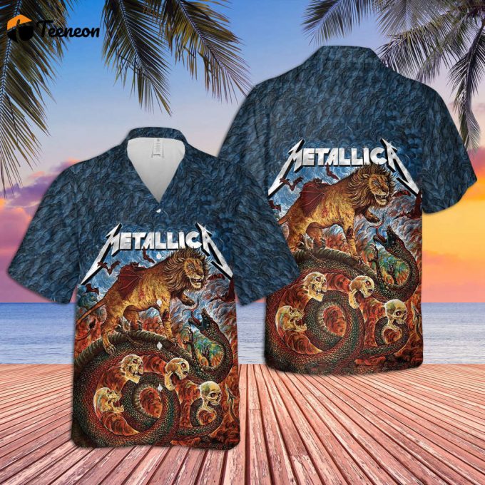Metallica Hawaii Shirt, Best Gift For Men And Women 1