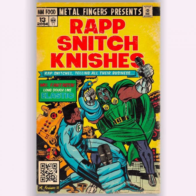 Mf Doom - Rap Snitch Knishes Hip Hop Comics Art Print/Poster For Home Decor Gift 2