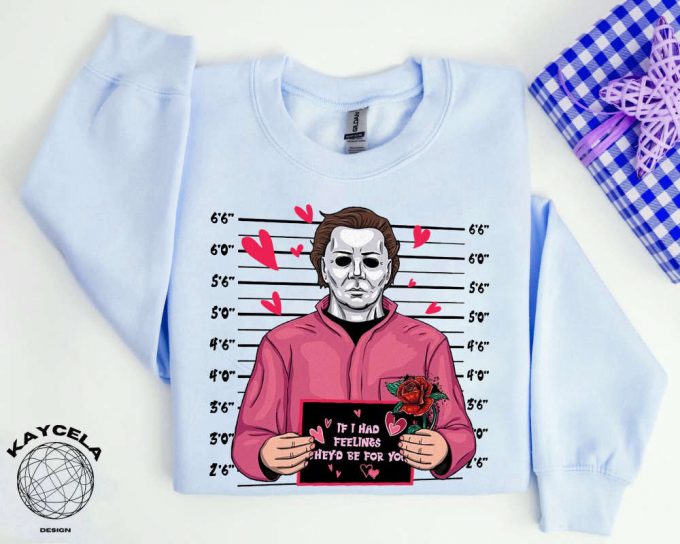Spook Your Valentine With Michael Myers Horror Shirt &Amp; Creepy Sweater - Perfect Scary Valentines Day Gift For Horror Fanatics! (121 Characters) 2