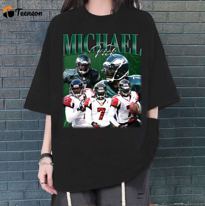 Michael Vick Vintage Shirt, Michael Vick Shirt, Retro Shirt, Vintage 90S Unisex T-Shirt, Movie Shirt, Classic Movie Shirt 1