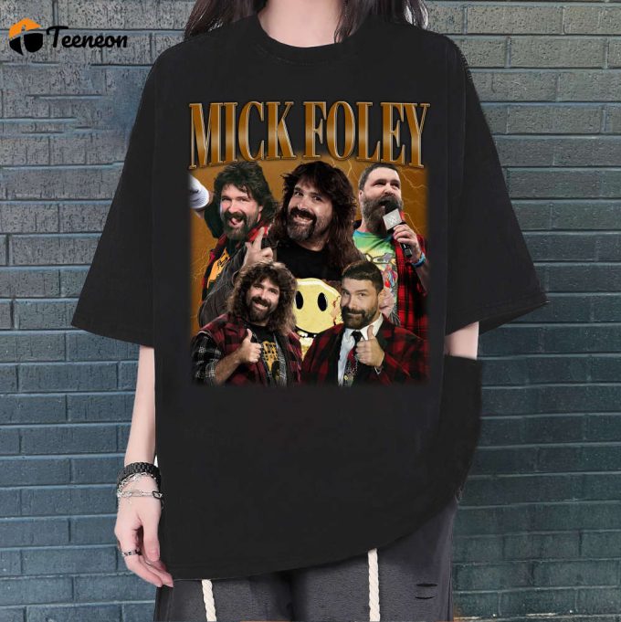 Mick Foley Vintage Shirt, Mick Foley Shirt, Retro Shirt, Vintage 90S Unisex T-Shirt, Movie Shirt, Classic Movie Shirt 1