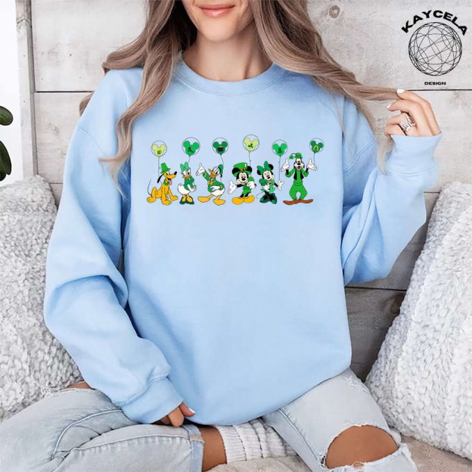 Get Lucky With Mickey And Friends: Disney St Patrick’s Day Shirt – Wdw &Amp; Disneyland Four Leaf Clover Shamrock Lucky Tees Matching Disney Attire 2