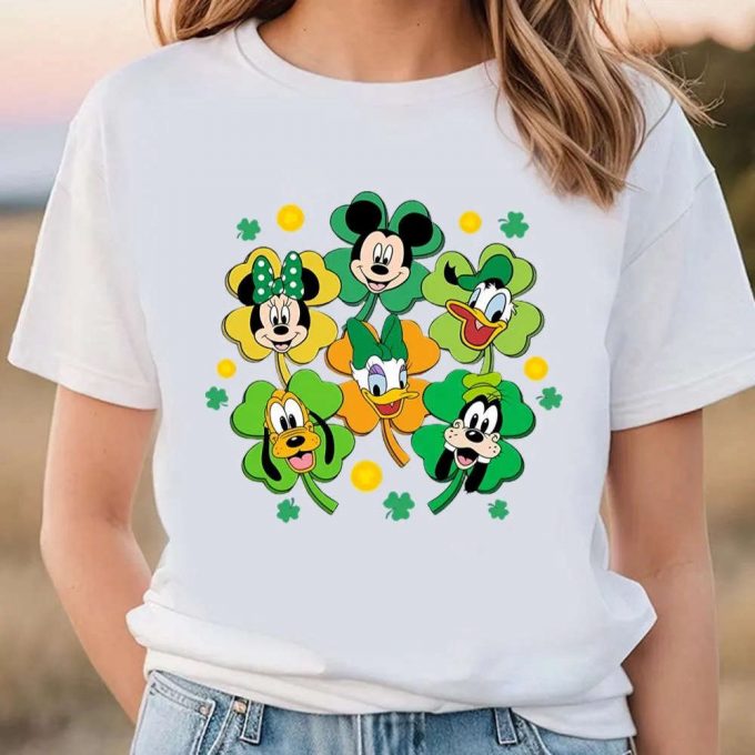 Disney Mickey &Amp; Friends St Patrick S Day T-Shirt - Festive And Fun! 2