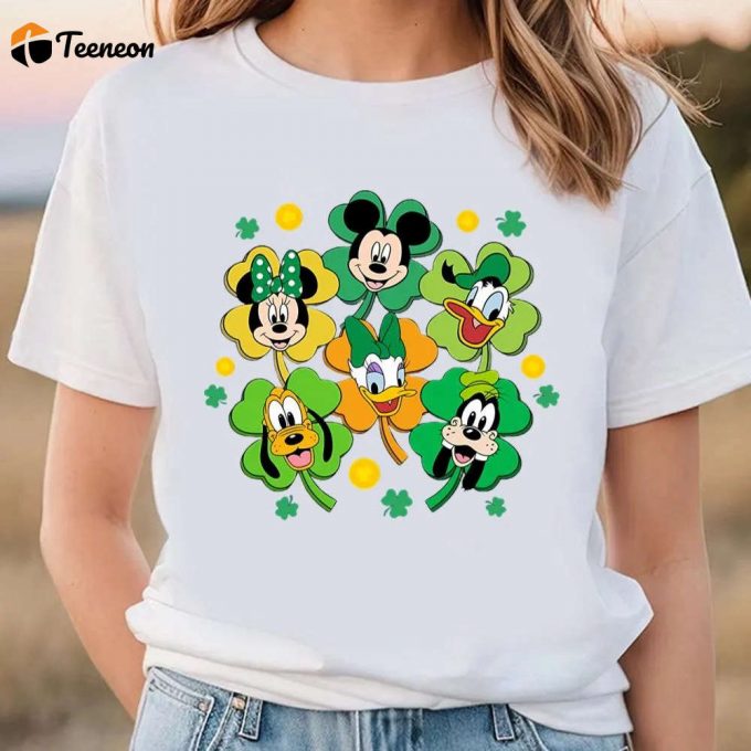 Disney Mickey &Amp;Amp; Friends St Patrick S Day T-Shirt - Festive And Fun! 1