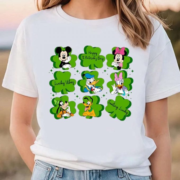 Mickey &Amp; Friends St Patrick S Day T-Shirt - Feel Lucky With Disney Patricks Day Tee! 2