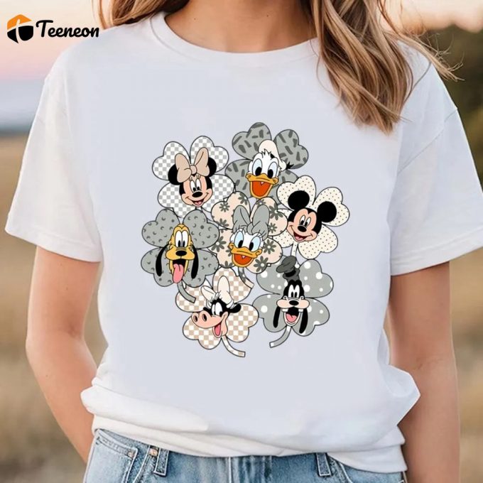 Mickey &Amp;Amp; Friends Shamrock Tee: Celebrate St Patrick S Day With Disney Magic! 1