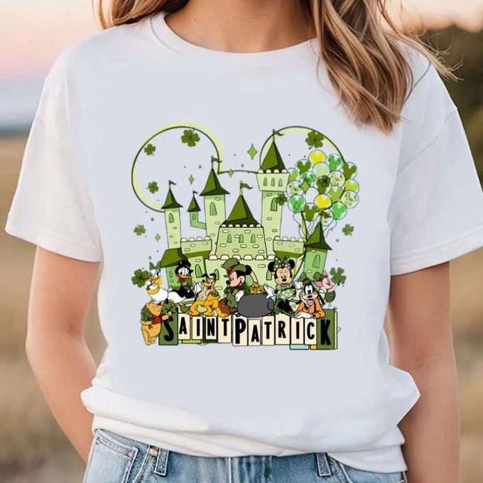 Get Lucky With Mickey And Friends St Patrick S Day Tee! 2